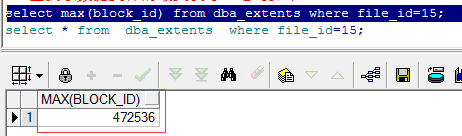 Oracle空间清理及表空间扩容
