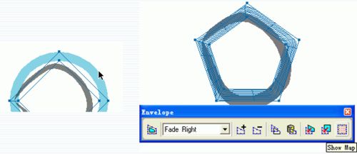 Freehand创建精美的空心封套图案