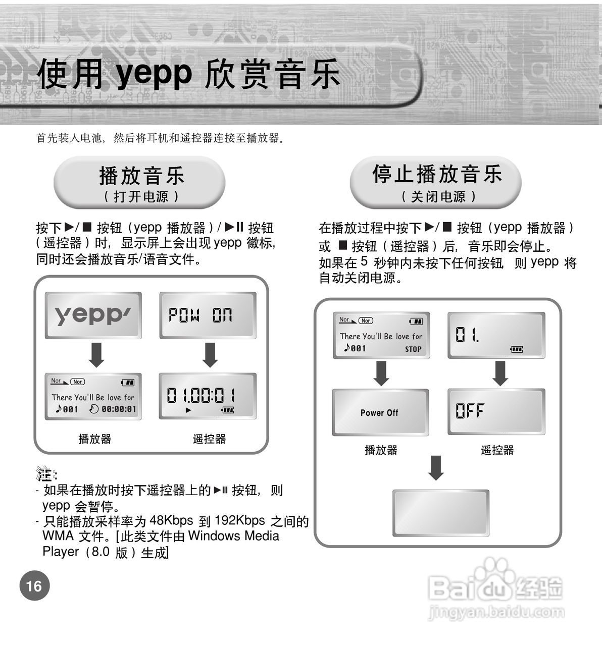 三星YP-700 MP3播放器使用说明书:[2]