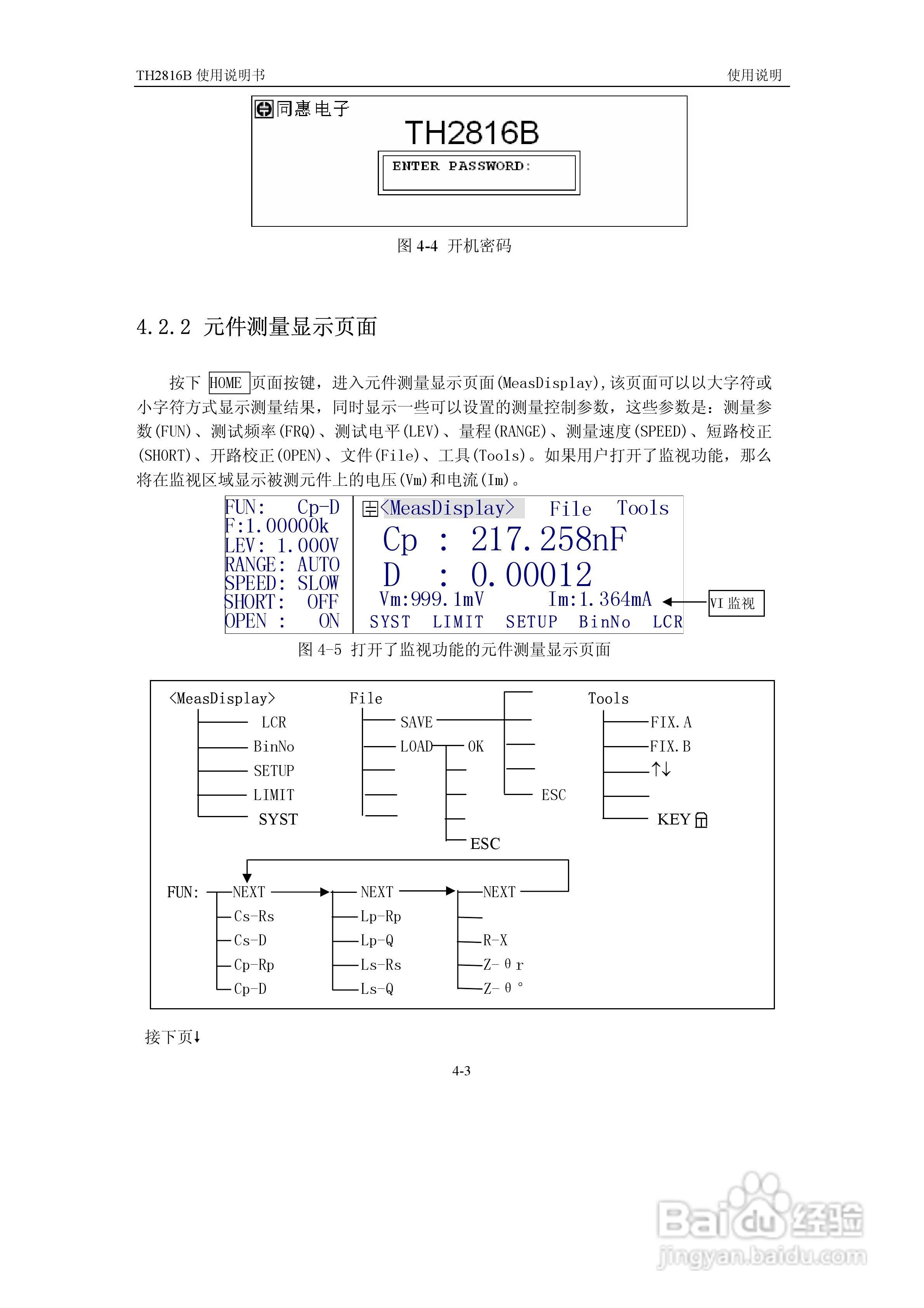 锦流源电子TH2816B LCR数字电桥说明书:[3]