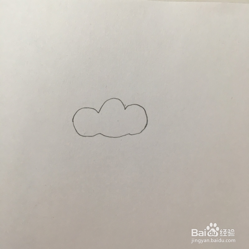 浮云蔽日、雷雨交加的天气怎么用简笔画表示?