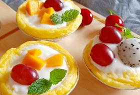 酸奶水果蛋挞的做法,简单又好做