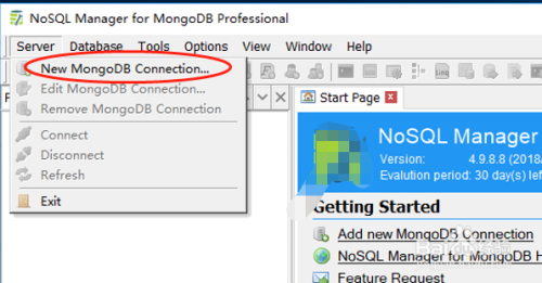 windows连接MongoDB