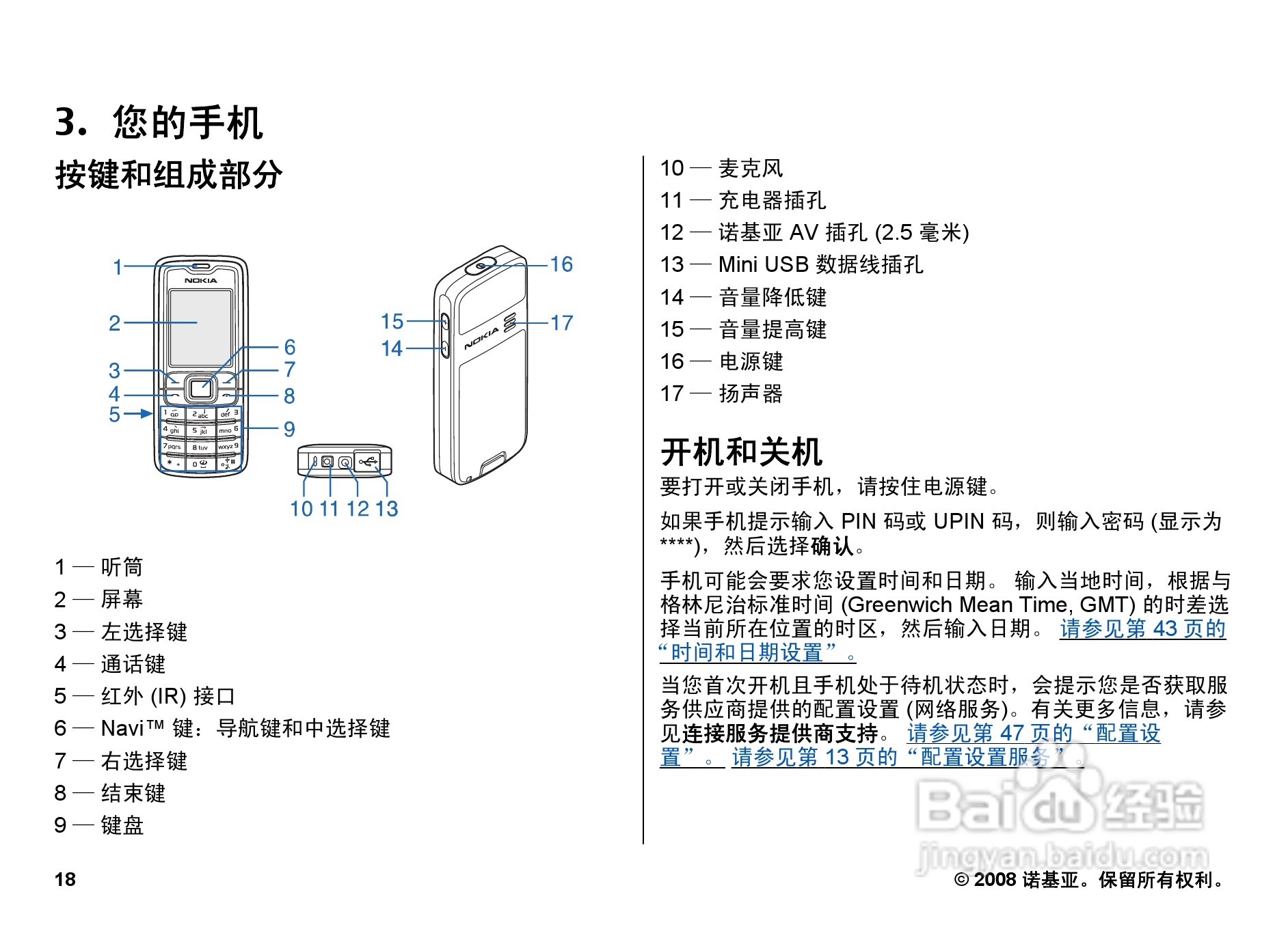 诺基亚3109c手机使用说明书:[2]