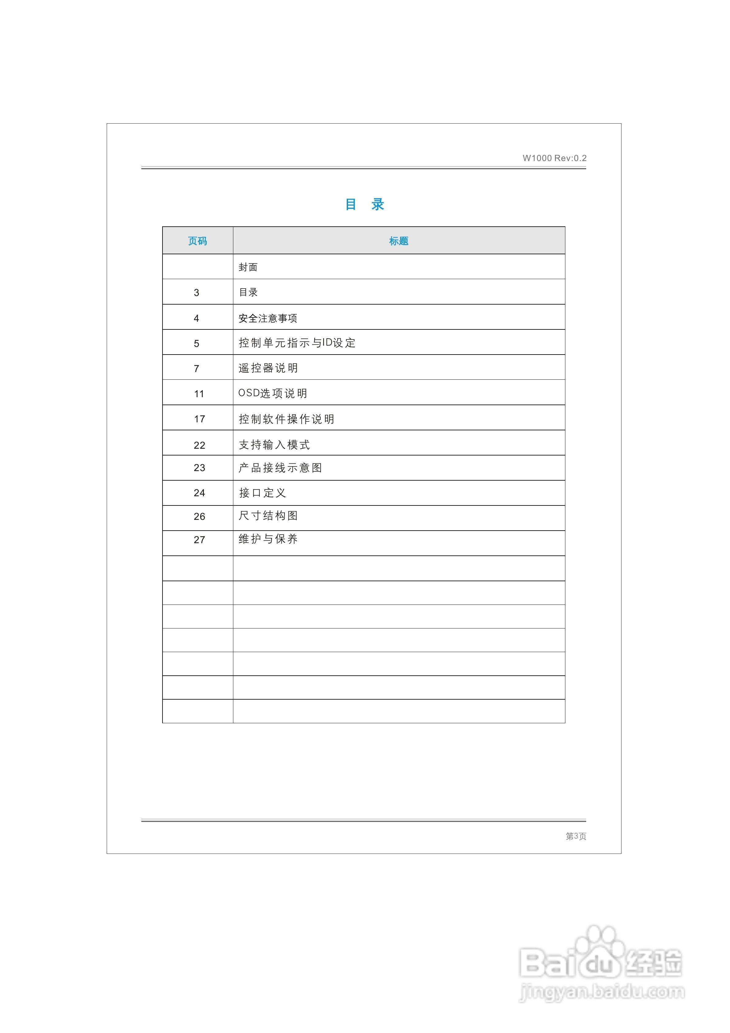 VO-333 液晶图像拼接处理控制器使用手册:[1]