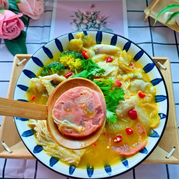 金汤酸菜鱼做法分享