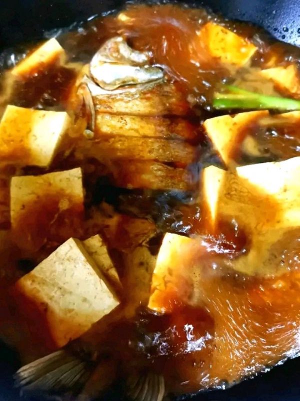 红烧鲳鱼炖豆腐