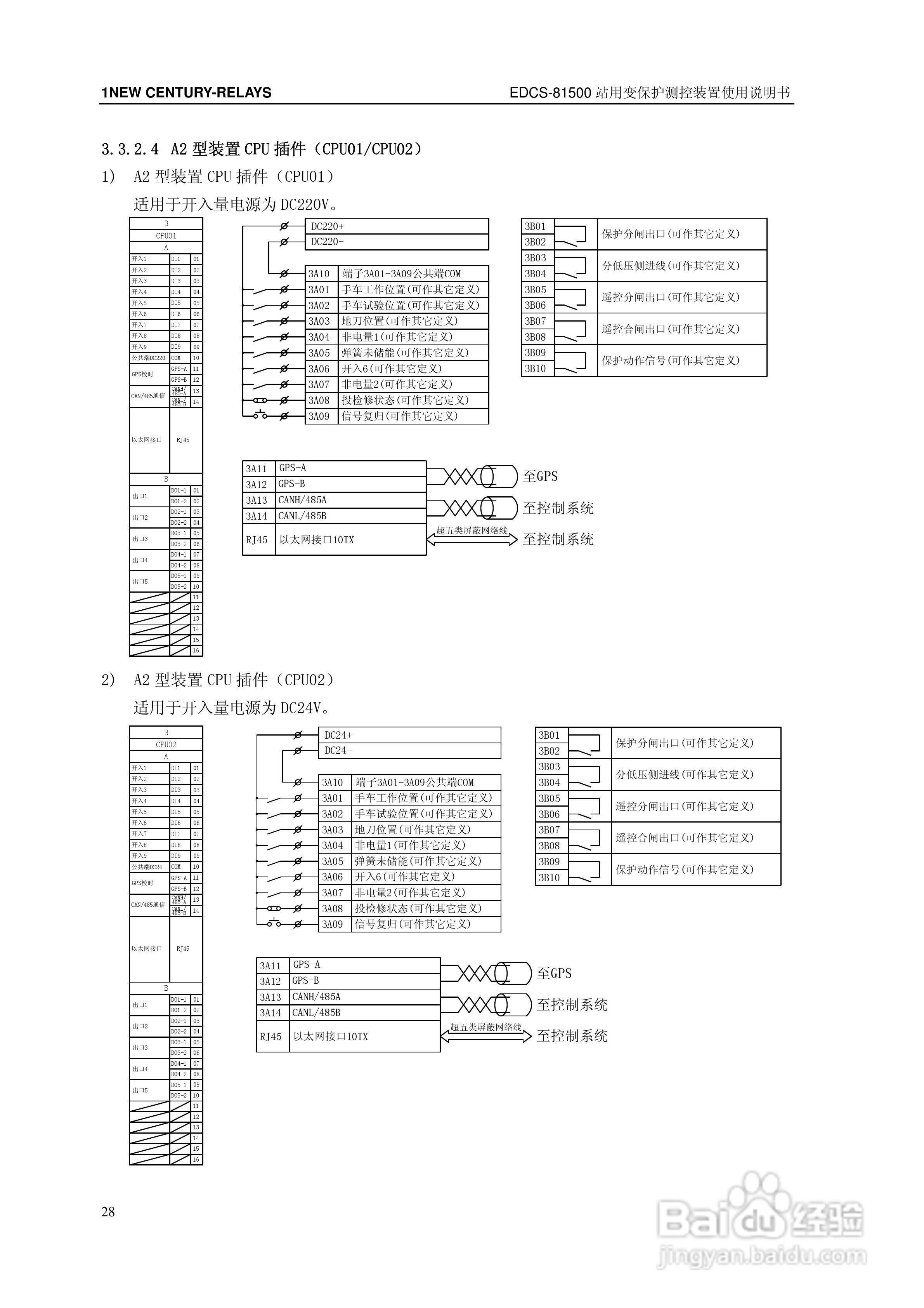 新世纪EDCS-81503站用变保护测控装置说明书:[4]