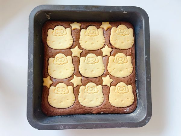 卡通布朗尼蛋糕