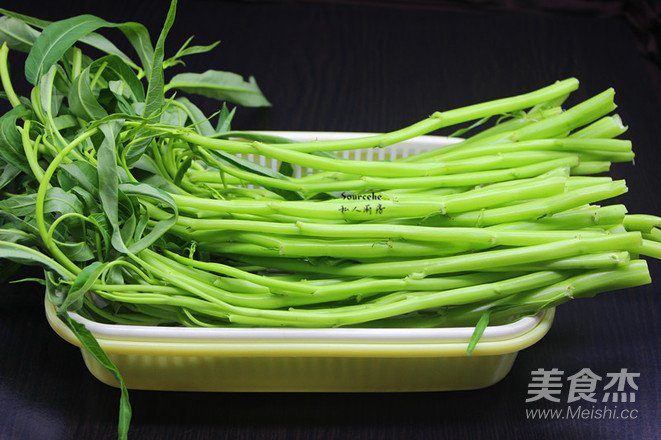豆豉炒通菜的做法