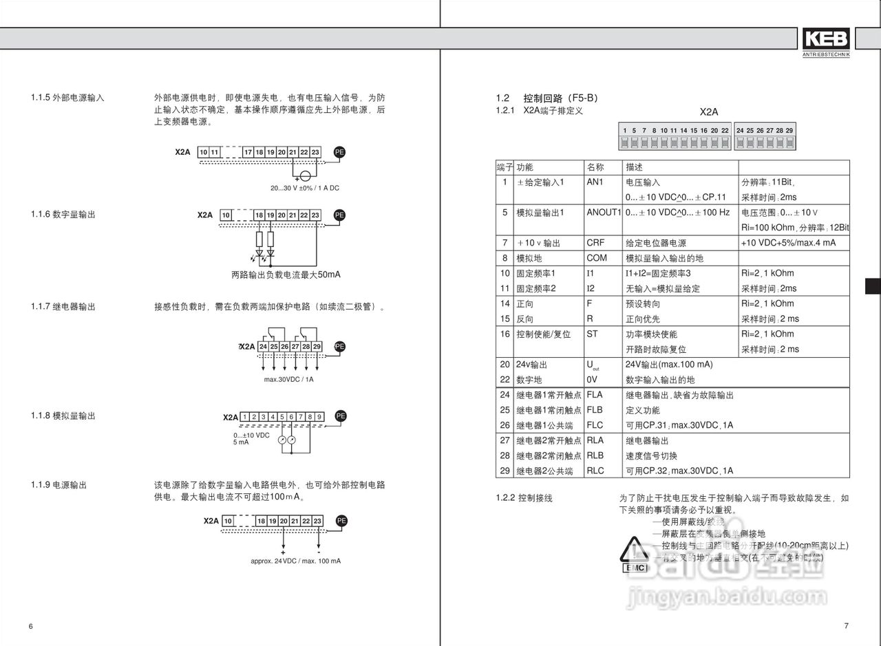 KEBF5变频器伺服使用说明书:[3]