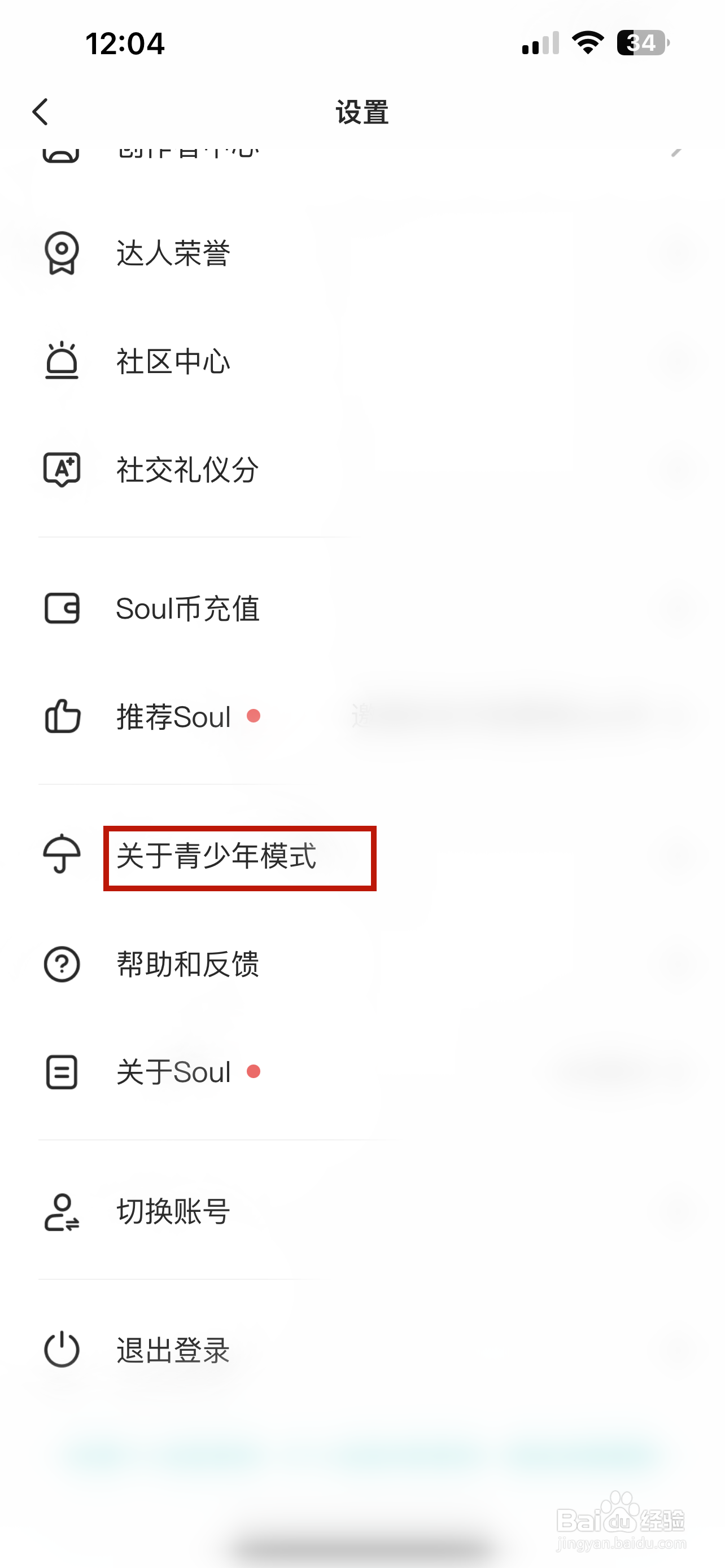 soul怎样进入青少年模式