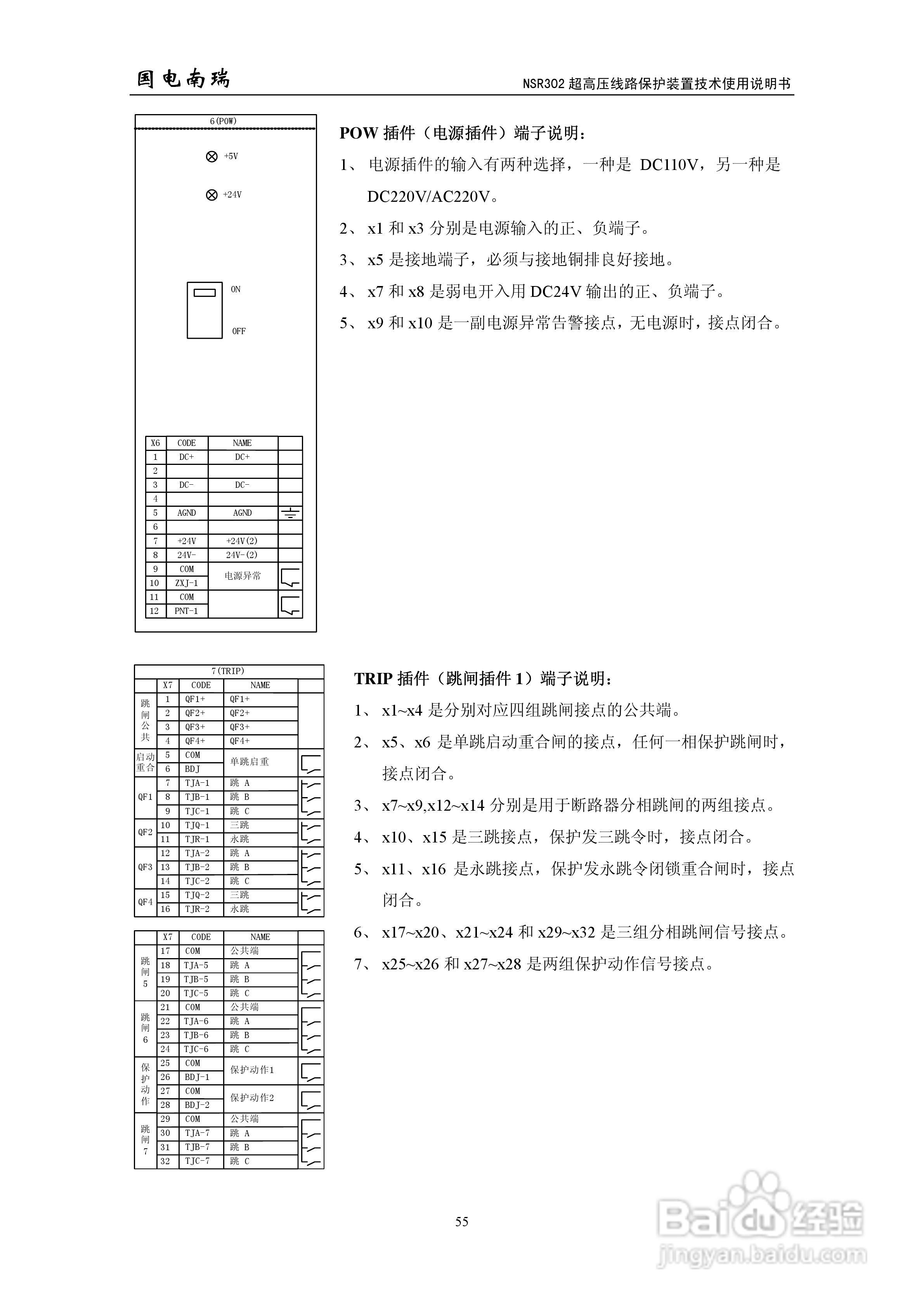 国电南瑞NSR302超高压线路保护装置技术使用说明书:[6]