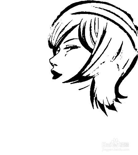 简笔画-如何画Q版人物银魂协熏的简笔画