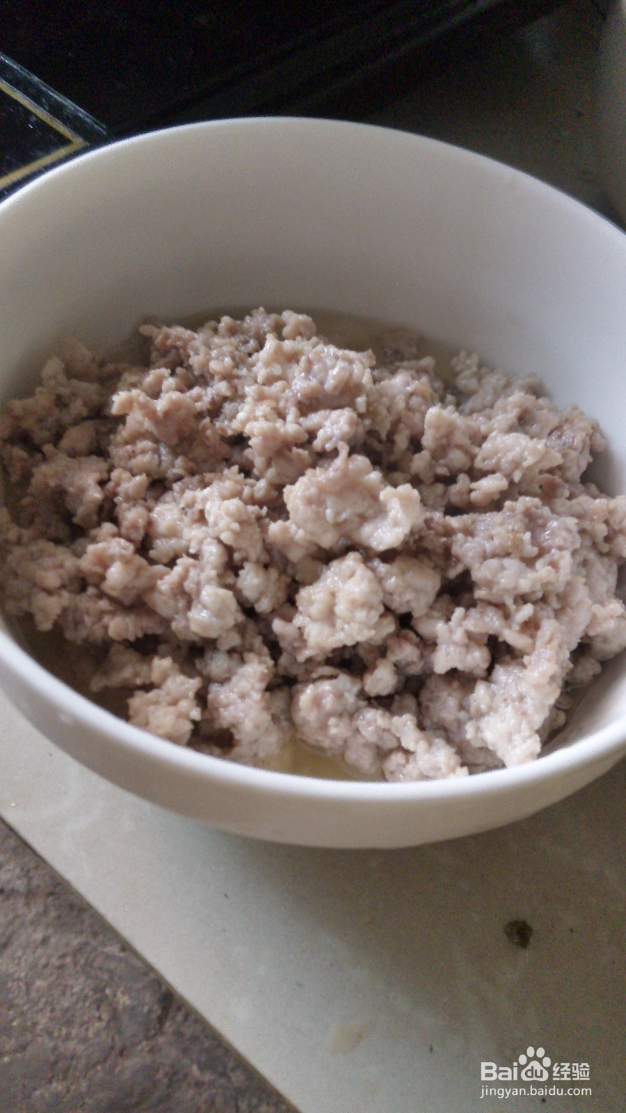 香菇肉沫面的制作方法