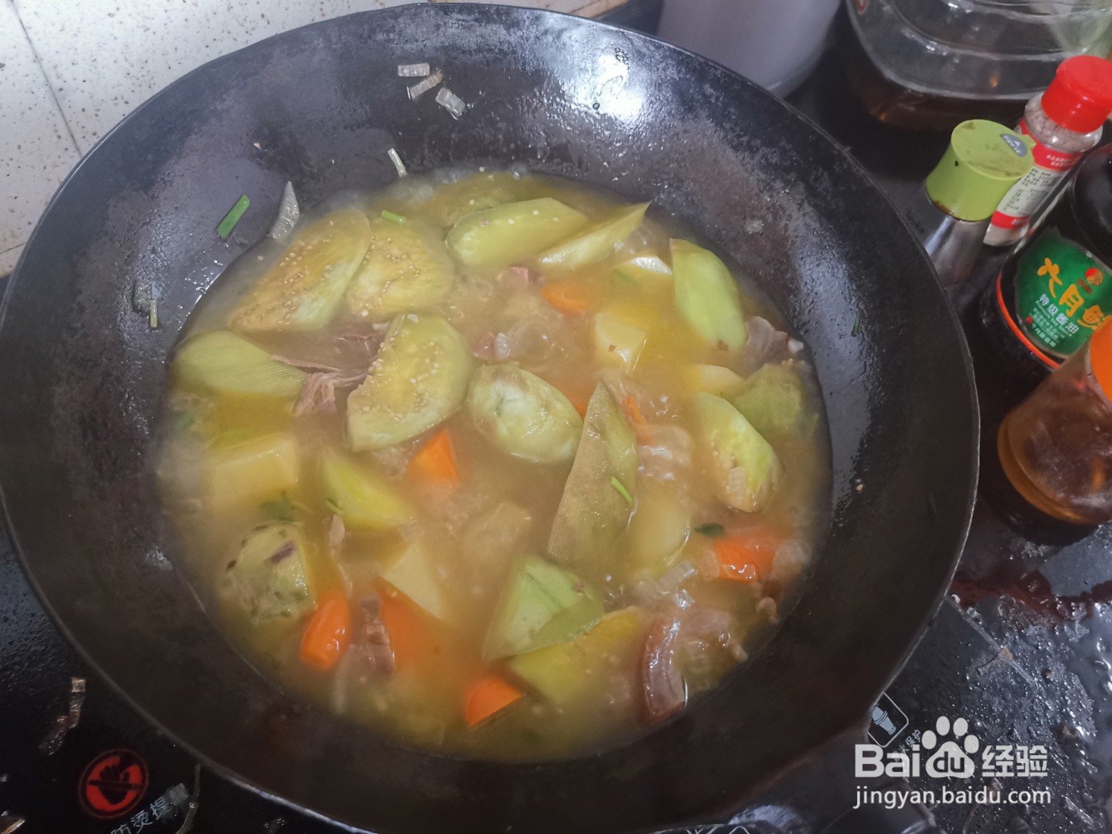 土豆茄子炖胡萝卜的做法