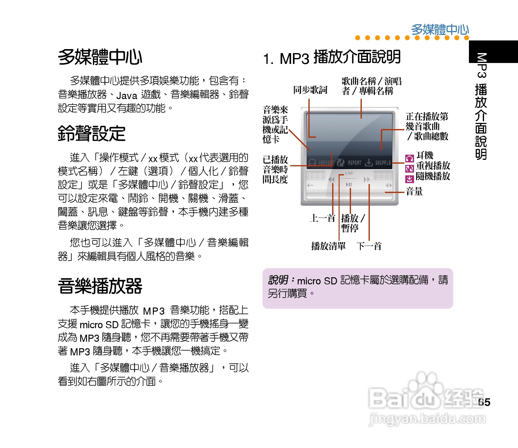 QLAV88手机使用手冊:[7]