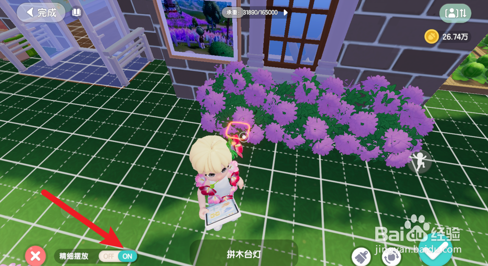 心动小镇怎么让绣球花发光