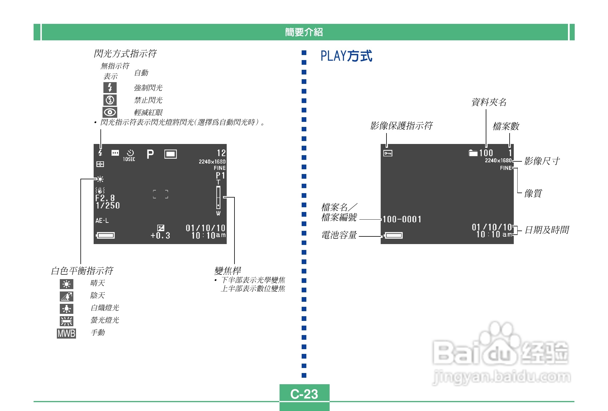 卡西欧QV-4000码相机使用说明书:[3]