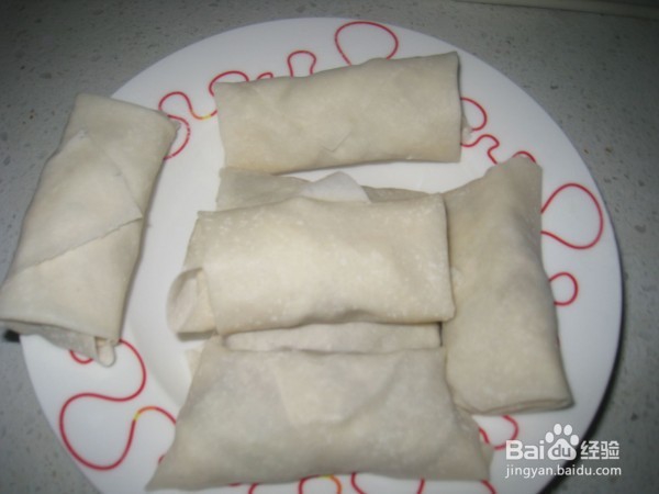 黑木耳瘦肉春卷的做法