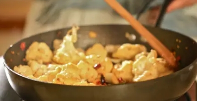 干煸菜花这么做真是太好吃了