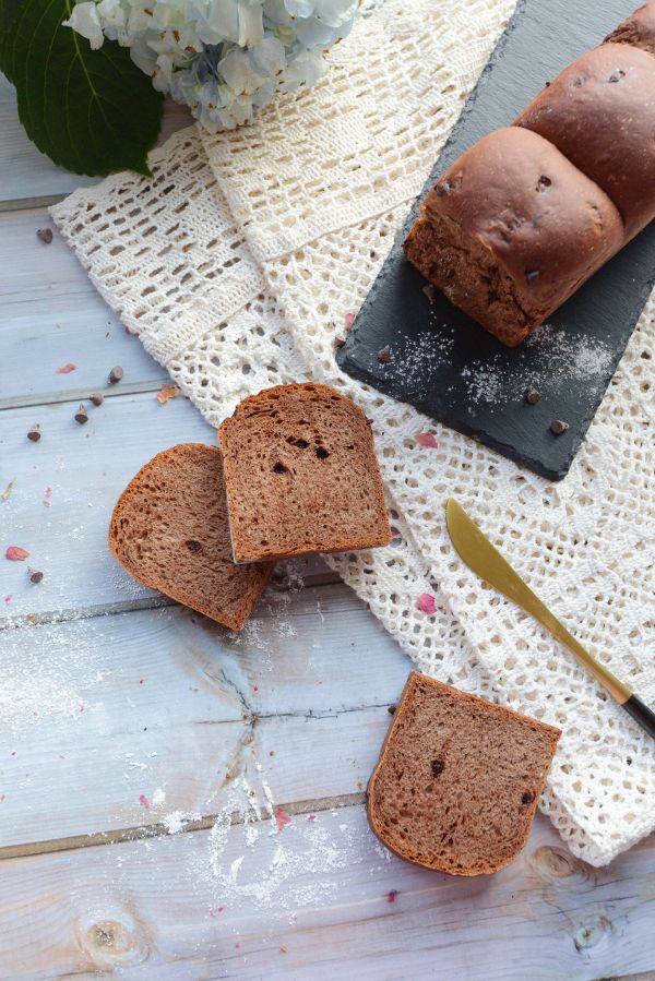 可可巧克力豆吐司