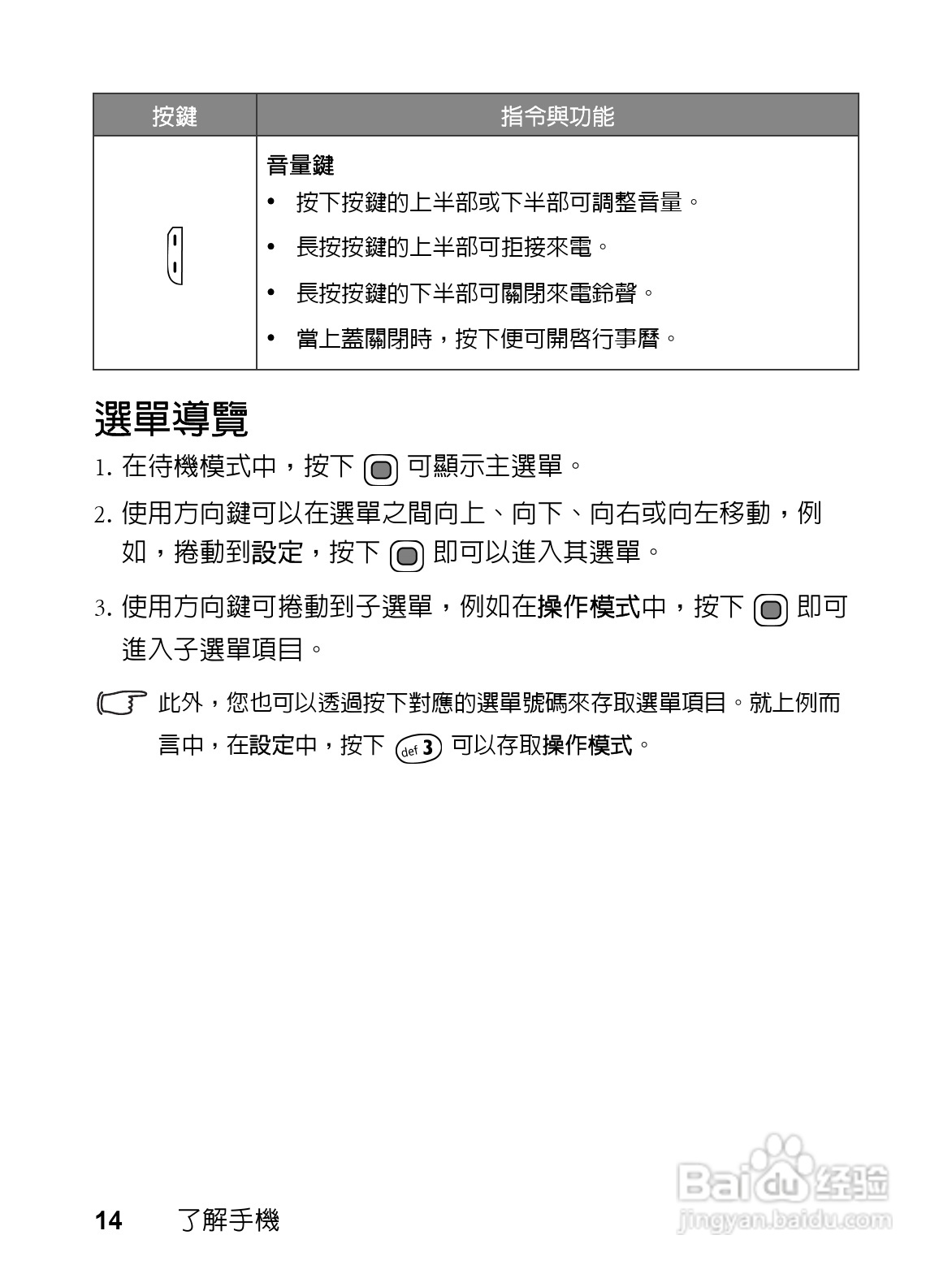 明基EF61手机使用说明书:[3]