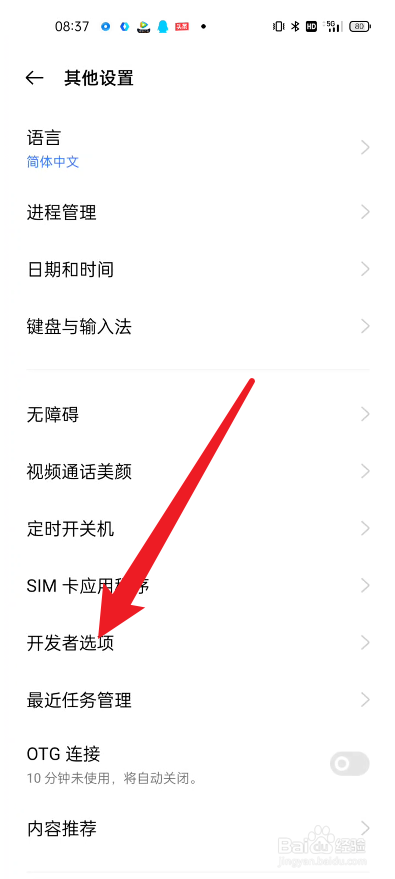 真我手机在哪里开启开发者选项功能