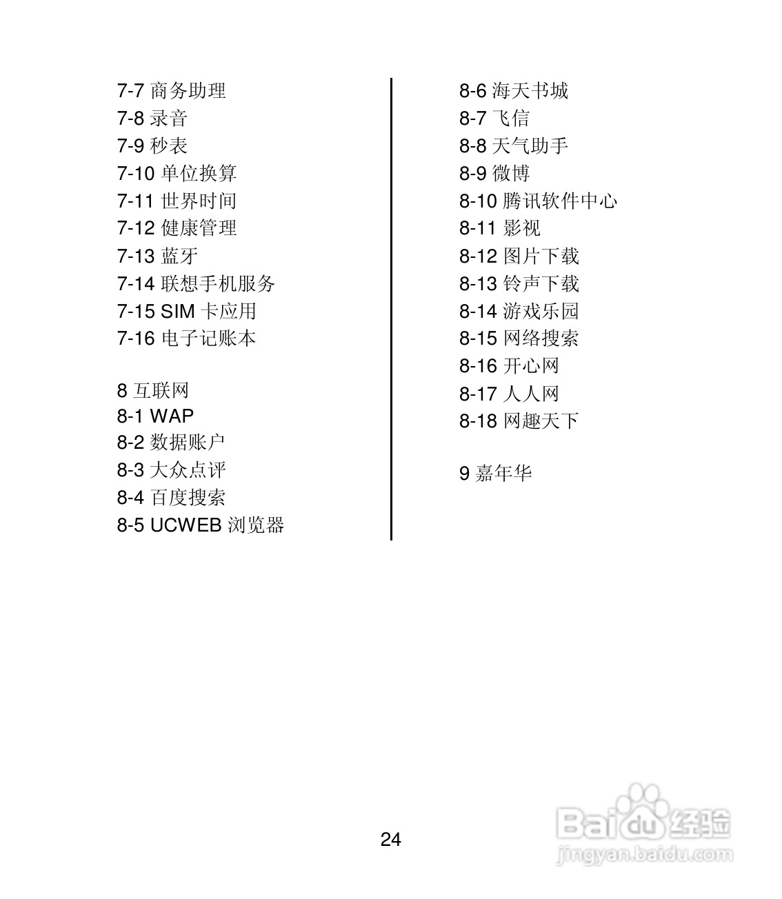 联想Lenovo A210手机使用说明书:[3]