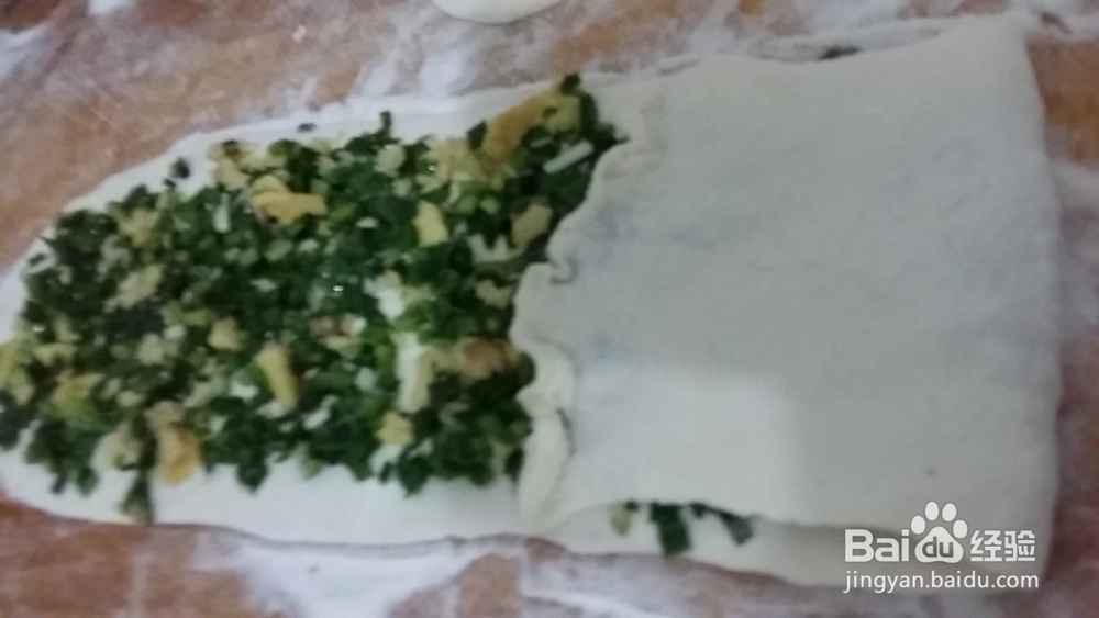 韭菜鸡蛋馅之 韭菜盒子、馅饼、千层饼