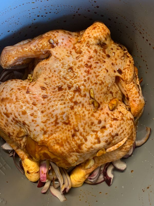 家常电饭锅焖鸡