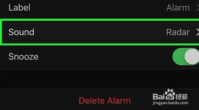 iphone闹钟铃声设置