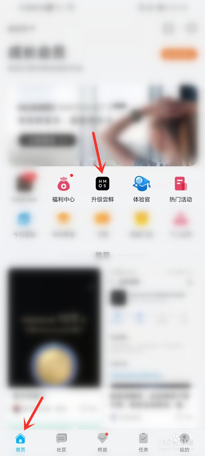 鸿蒙系统升级礼包领取入口在哪
