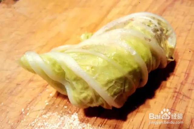 大白菜包肉的做法