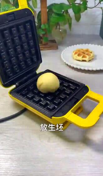 如何做紫薯馅华夫饼