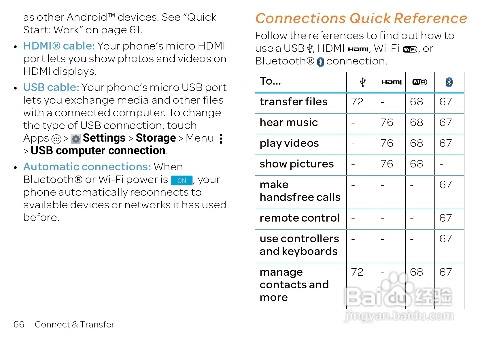 摩托罗拉 ATRIX HD(Android v4.1 Jelly Bean)手机说明:[7]