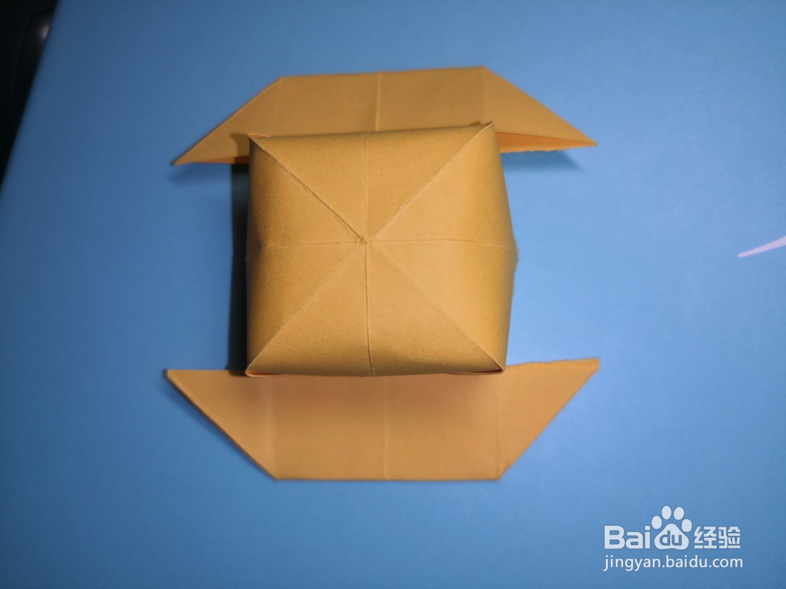 折纸:夏天快要来了,折一个遮阳帽