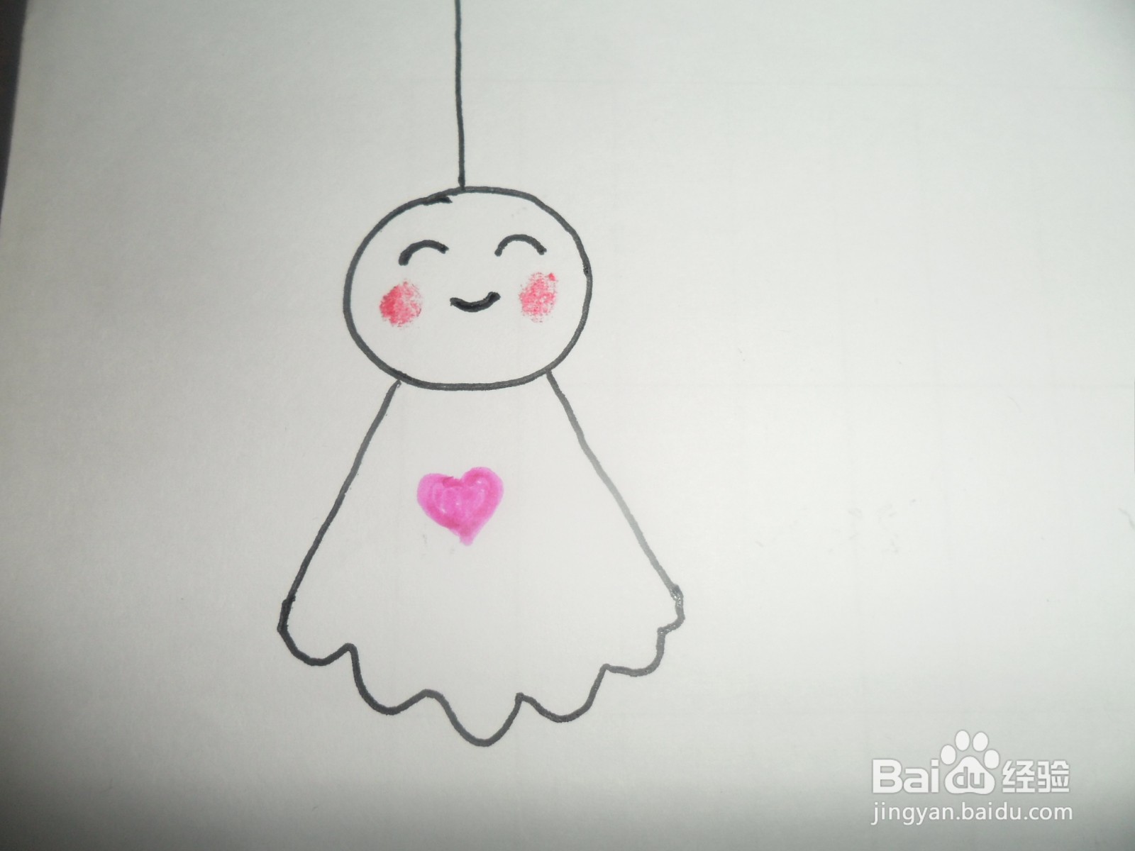 儿童简笔画：晴天娃娃