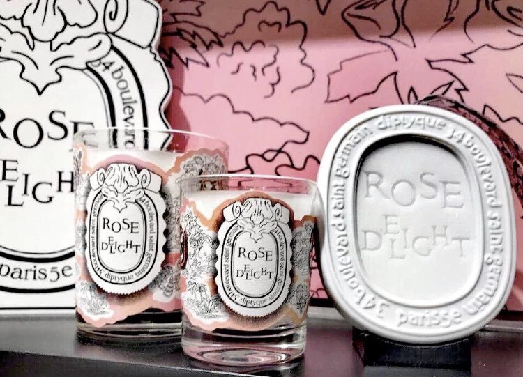 Diptyque2018情人节限定香薰蜡烛 | Rose系列