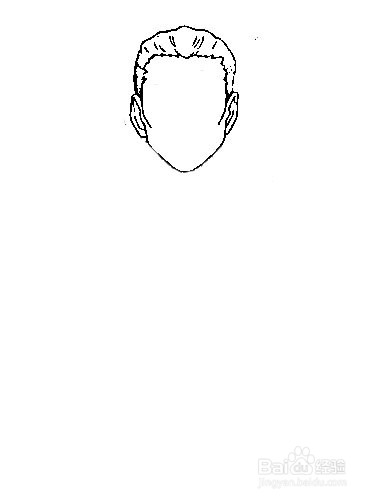 简笔画-如何画Q版人物黑色五叶草席兰的简笔画
