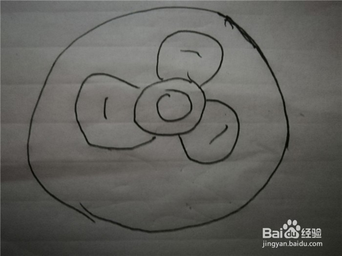 怎么样用简笔画画风扇