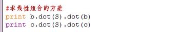 python 线性代数：[17]线性组合的协方差
