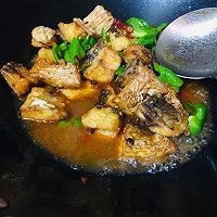 家里的红烧鱼块的做法