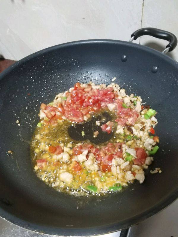 XO酱鸡蛋炒小米燕麦饭