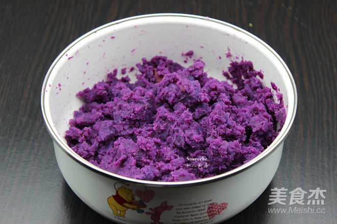 紫薯水晶饼的做法