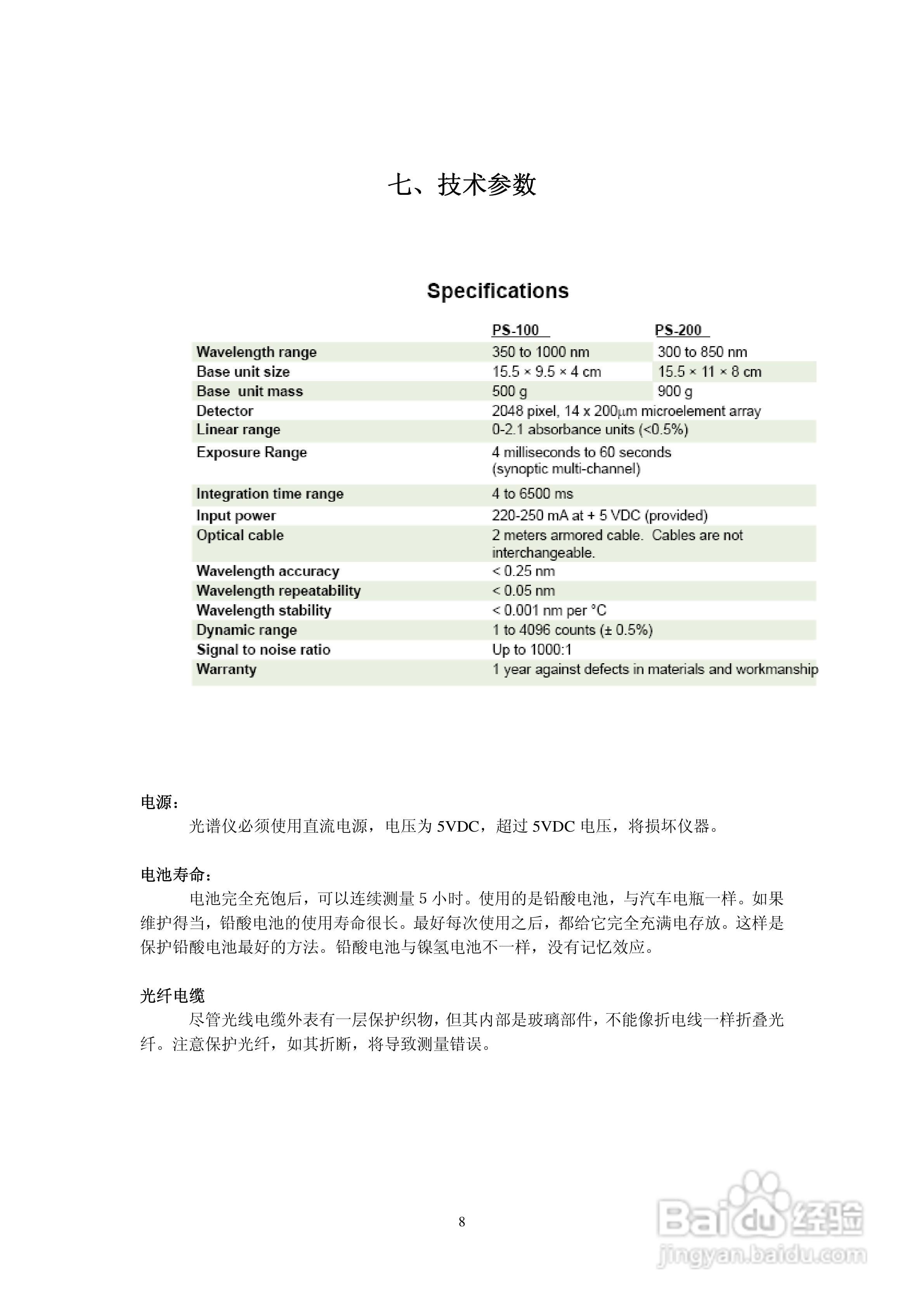Apogee便携式光谱仪中文操作手册