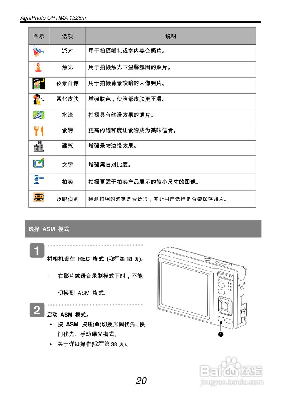 爱克发AgfaPhoto OPTIMA 1328m数码相机使用说明书:[3]