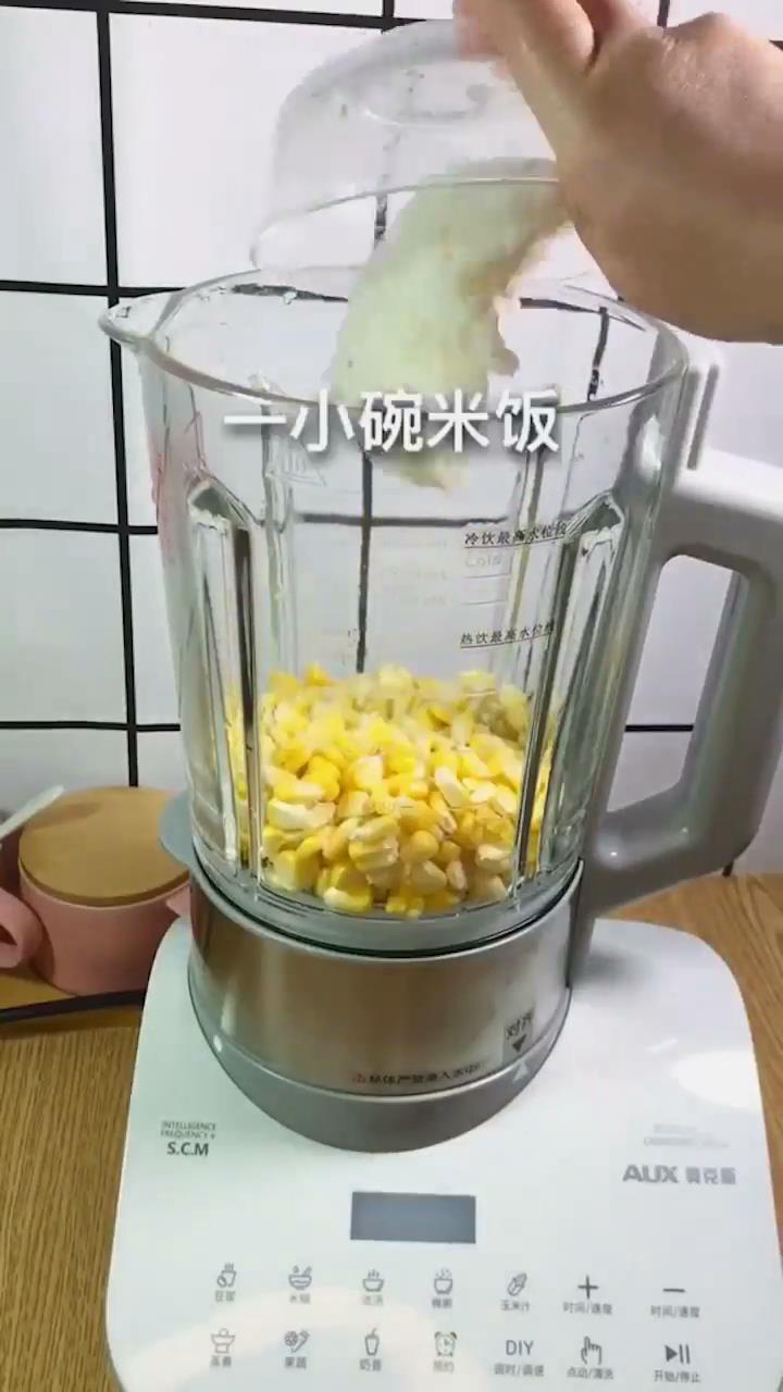 奶香玉米汁怎么做