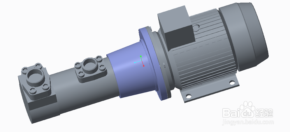用Creo3.0画压缩机辅助油泵