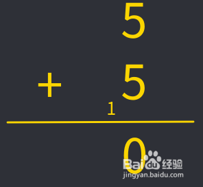 怎么列一位数加以一位数的竖式？